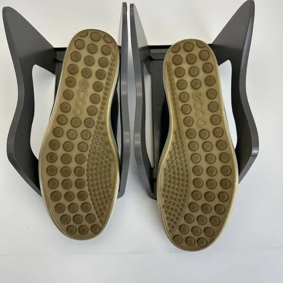 ECCO Soft 7 Comfort Sneakers Womens Sz 7-7.5 Black Leather Low Top Casual City - Picture 9 of 9